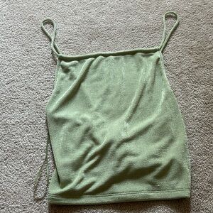 Green tank top size small